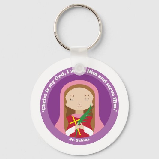 St. Sabina Sleutelhanger (Voorkant)