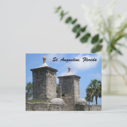 St Saint Augustine Florida Briefkaart (Staand voorkant)