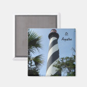 St. Saint Augustine Vuurtoren Foto Magneet (Voorkant / Achterkant)