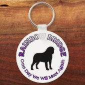 ST. SAINT BERNARD RAINBOW BRIDGE SYMPATHY SLEUTELH SLEUTELHANGER (Voorkant)