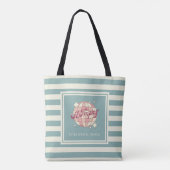 St Saint Tropez strand boodschappentas feestdagen Tote Bag (Achterkant)