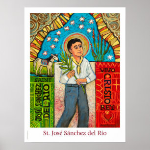 St. Sanchez del Rio Catholic Classroom poster