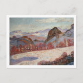 St. Sauves d'Auvergne, c.1900 (olie op het paneel) Briefkaart (Voorkant)