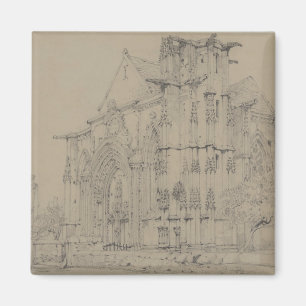 St. Sauveur, Dives, Normandy, c.1821 Magneet