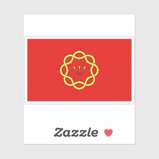 St Saviour flag Sticker (Vel)