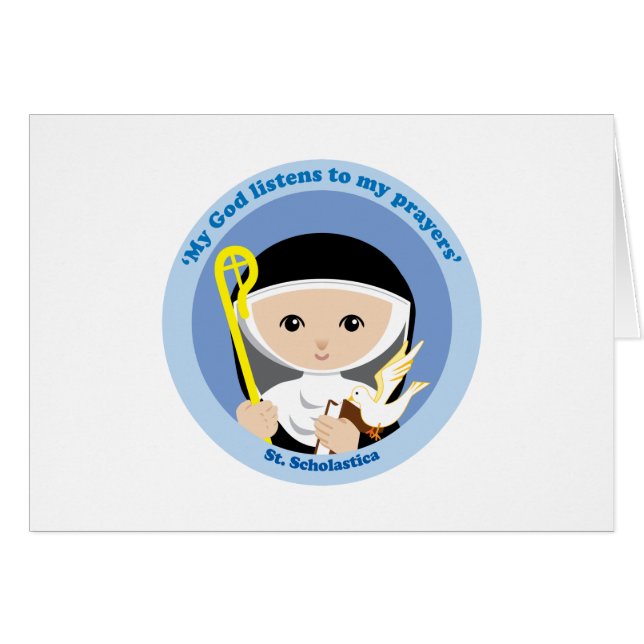 St. Scholastica (Voorkant Horizontaal)