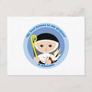 St. Scholastica Briefkaart