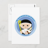 St. Scholastica Briefkaart (Voorkant / Achterkant)