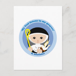 St. Scholastica Briefkaart