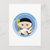 St. Scholastica Briefkaart (Voorkant)