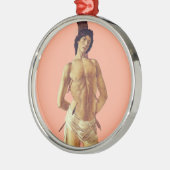 St. Sebastiaan door Boticelli, gehercontextualisee Metalen Ornament (Links)