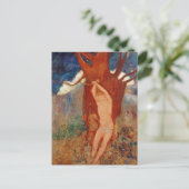 St. Sebastiaan door Odilon Redon Briefkaart (Staand voorkant)