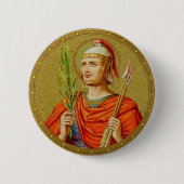 St. Sebastiaan (SNV 24) Ronde Button 5,7 Cm (Voorkant)