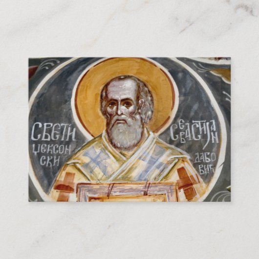 St. Sebastiaan van San Francisco Jackson Prayer Ka Plaatskaartje (Voorkant)