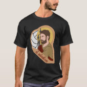 St Sebastian Archery Archer Catholic Patron Saint  T-shirt (Voorkant)