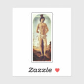 St. Sebastian by Boticelli, 1474 Sticker (Vel)