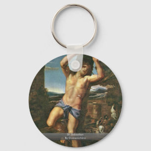 St. Sebastian By Domenichino Sleutelhanger