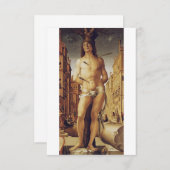St Sebastian by Liberale Da Verona Bedankkaart (Voorkant / Achterkant)
