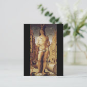 St Sebastian by Liberale Da Verona Briefkaart (Staand voorkant)