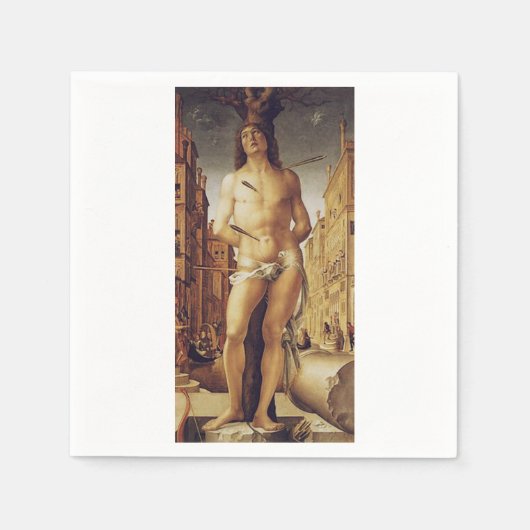 St Sebastian by Liberale Da Verona Servet (Voorkant)