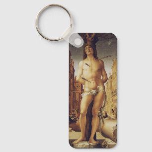 St Sebastian by Liberale Da Verona Sleutelhanger