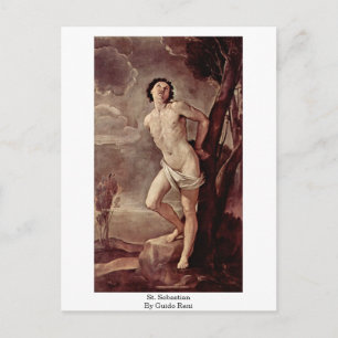 St. Sebastian door Guido Reni Briefkaart