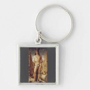 St Sebastian door Liberale Da Verona Sleutelhanger