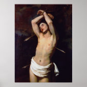 St Sebastian door Nicolas Regnie Poster (Voorkant)