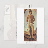 St. Sebastian door Sandro Botticelli Briefkaart (Voorkant / Achterkant)