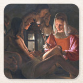 St. Sebastian Embraced by Irene, La Tour Kartonnen Onderzetters (Voorkant)