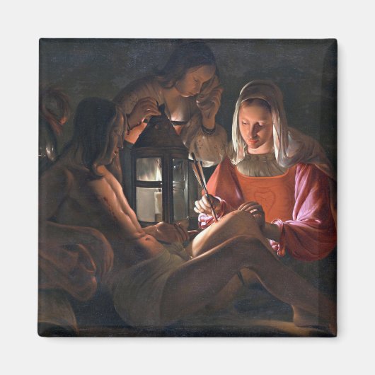 St. Sebastian Embraced by Irene, La Tour Magneet (Voorkant)