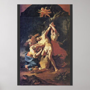 St. Sebastian en de vrouwen van Troger Paul Poster