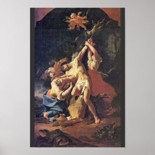 St. Sebastian en de vrouwen van Troger Paul Poster (Voorkant)