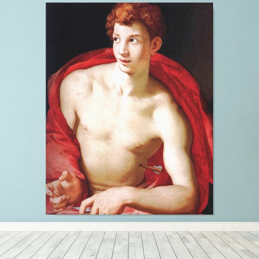 St. Sebastian Fine Art Canvas Print (Insitu (Houten vloer))