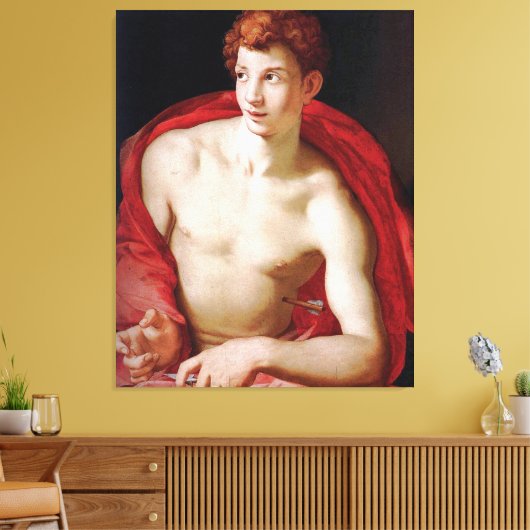 St. Sebastian Fine Art Canvas Print (Insitu (Woonkamer))
