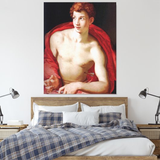 St. Sebastian Fine Art Canvas Print (Insitu (Slaapkamer))