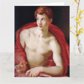 St Sebastian Fine Art-wenskaart Kaart (Gele Bloem)