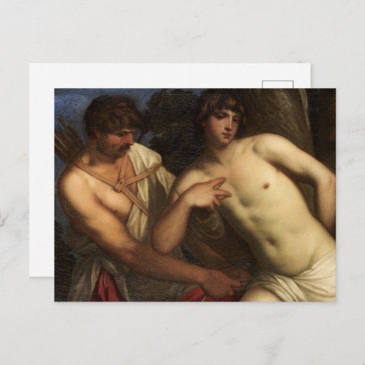 St. Sebastian is Bound Briefkaart (Voorkant / Achterkant)