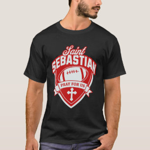 St Sebastian Patron Saint of Football Players Spor T-shirt