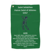 St. Sebastian Patron St. Atleten Golf Katholiek