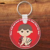 St. Sebastian Sleutelhanger (Voorkant)