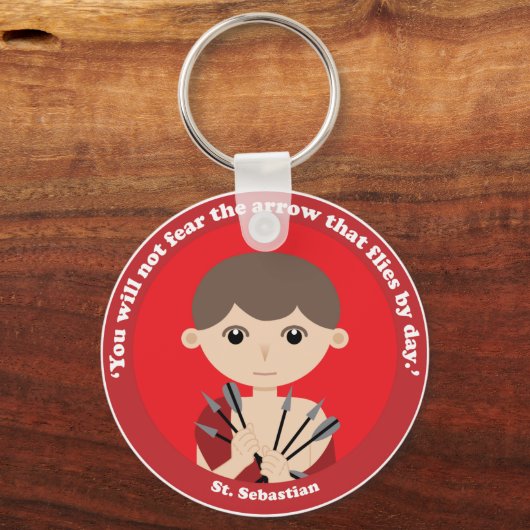 St. Sebastian Sleutelhanger (Voorkant)