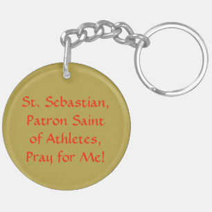 St. Sebastian (SNV 24) Blank/DIY Back Sleutelhanger