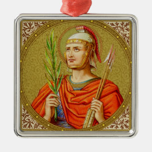 St. Sebastian (SNV 24) Premium Square Metalen Ornament