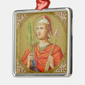 St. Sebastian (SNV 24) Premium Square Metalen Ornament (Links)
