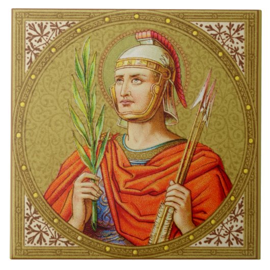 St. Sebastian (SNV 24) Tile 4 Tegeltje (Voorkant)