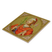 St. Sebastian (SNV 24) Tile 4 Tegeltje (Zijkant)