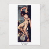 St. Sebastian van Titian Briefkaart (Voorkant)