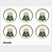 St. Sergius van Radonezh Classic Ronde Sticker (Vel)