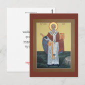 St. Silas Prayer Card Briefkaart (Voorkant / Achterkant)